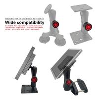 Support de tablette universel réglable en aluminium 1.5 pouces, prise à bille antivol pour support de sécurité ipad