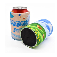 Manchon de bouteille de bière en néoprène personnalisé, impression par sublimation couleur intégrale, support pour canette de bière en néoprène 5MM, housse isotherme pour canette de bière