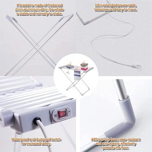 Giá Phơi Giày Có Công Tắc Nguồn Chống Nước Có Móc Treo Máy Sấy Quần Áo Làm Nóng Bằng Điện Có Nhiệt Độ Không Đổi Có Thể Gập Lại - Product Image 4