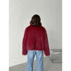 Abrigos Largos de Piel Sintética de Visón Estampados para Mujer Topshow, Ropa Tejida al por Mayor - Product Image 3