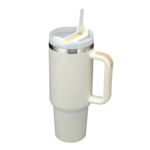 Custom Logo 40 OZ Stainless Steel Thermal Water <b>Travel</b> Cup 40 OZ Outdoor <b>Mug</b> Tumbler With Straw and Handle - Product Image 4