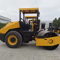 Rouleau de route vibratoire de petit compacteur simple de tambour de 12 tonnes SR12-C6 avec des pièces de rechange