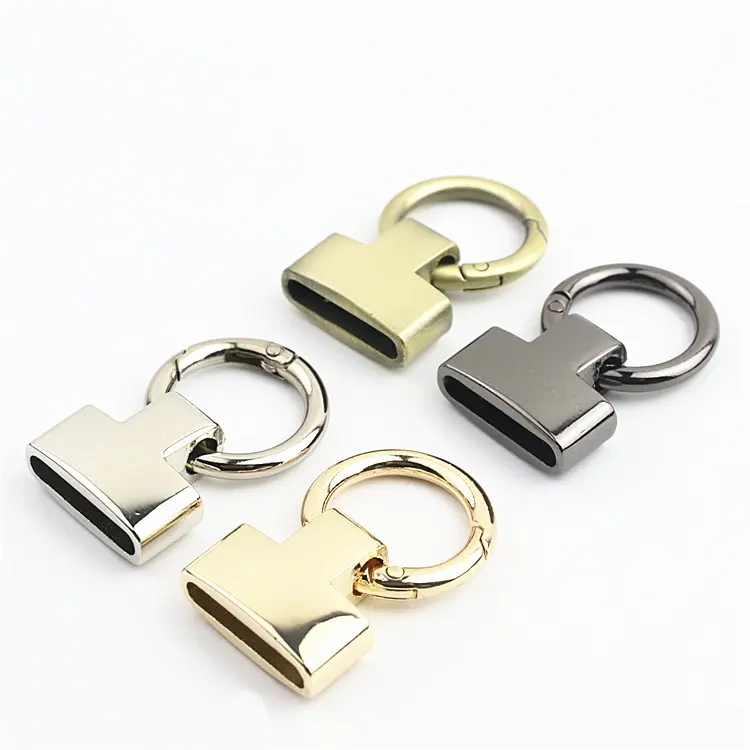 Zinc alloy custom metal key fob hardware for car keychain