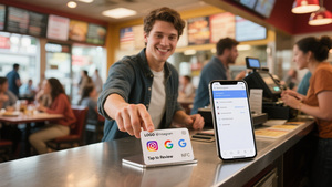 Thẻ đánh giá PVC cá nhân với mã Instagram/tiktok QR cho doanh nghiệp | dấu hiệu phản hồi tùy chỉnh cho các cửa hàng - Product Image 5