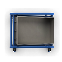 Carrito de almacenamiento Carros de almacenamiento Euro Box Trolley Incl. 3 contenedores de plástico Euro contenedor estante camión