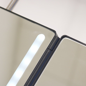 Espelho espejos con luz tự cắt tóc cắt tóc tường Salon make up gương 360 3 cách mỹ phẩm Vanity Gương trang điểm với đèn LED - Product Image 4