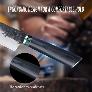Los cuchillos <span class=keywords><strong>de</strong></span> cocina están forjados a mano <span class=keywords><strong>de</strong></span> acero inoxidable 1,4116 alemán <span class=keywords><strong>de</strong></span> ultra alta calidad. Un <span class=keywords><strong>cuchillo</strong></span> <span class=keywords><strong>de</strong></span> cocina perfecto - Product Image 5