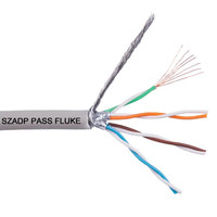 Cable LAN SZADP 23AWG para Exteriores, Blindado, Par Trenzado, CAT5 CAT6 SFTP, 305m, Par Trenzado Multifilar, CAT5 CAT6 UTP, 4 Pares, 23AWG