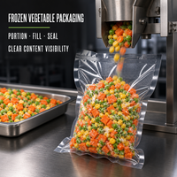 Sacs d'emballage sous vide sur mesure en nylon, sacs plastiques pour scelleuse sous vide, conservation au congélateur, emballage pour aliments frais, nourriture pour animaux de compagnie