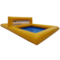 Terrain de volley-ball gonflable pour jeux aquatiques, grand terrain de volley-ball de plage gonflable, terrain de volley-ball aquatique gonflable à vendre