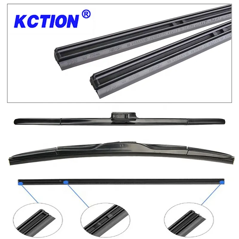 Kction Factory High Quality 10ミリメートルHybrid Wiper Blade Rubber Refill Strip For Honda Accord Wiper Blade