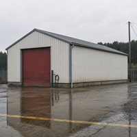 Bâtiment d'entrepôt préfabriqué en structure métallique, grande portée, hangar de stockage à ossature métallique, conception personnalisée