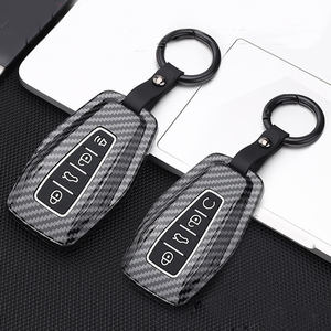 เคสกุญแจรถคาร์บอนไฟเบอร์ ปลอกกุญแจรีโมท ป้องกันรอยขีดข่วน สำหรับ Geely Okavango - Product Image 2