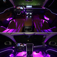 Bande lumineuse LED à fibres optiques Kingshowstar Magic Color 12V/24V 5050 SMD pour décoration intérieure de voiture avec une durée de vie de 50 000 heures