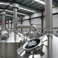 Machine de brassage et de fermentation de malt d'orge commerciale 25BBL pour brasserie
