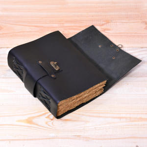 Genuine Leather <b>Journal</b> Diary Notebook Handmade A5 Vintage Leather Planner with Deckle Edge Paper <b>Writing</b> <b>Journal</b> - Product Image 4