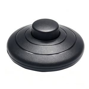 XH-317 Ein/Aus Einpoliger Inline-Fußschalter Schwarzer Kabelschalter Elektrischer Fußschalter für Stehlampe - Product Image 1