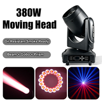 Projecteur mobile Sharpy Beam 380W 17R RGBWA avec filtre anti-graisse, DMX512, CRI 90 élevé, pour éclairage de scène, théâtre, église, stade, auditorium