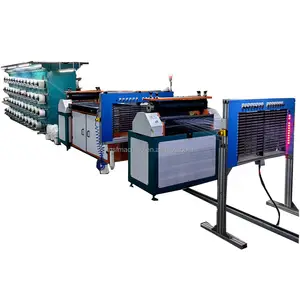 Máquina de urdimbre y rayado máquina de urdimbre de hilo madre para tejer maquinaria textil de telar