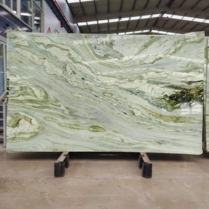 Màu xanh lá cây tự nhiên đá Irish connemara Đá Cẩm Thạch Ngọc bích màu xanh lá cây gạch ốp tường nhà bếp đá cẩm thạch truy cập Tops đám mây sóng màu xanh lá cây ngọc bích đá cẩm thạch - Product Image 2