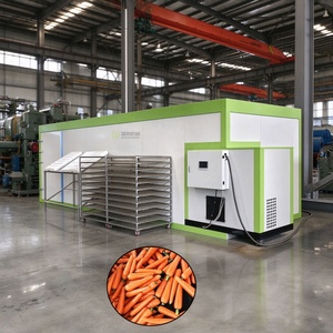 Séchoir industriel automatique à pompe à chaleur haute performance pour carottes, système de séchage à pompe à chaleur pour légumes, machine à sécher les bandes de radis vert - Product Image 1
