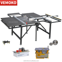 Scie à table coulissante portable de qualité supérieure avec table extensible, support ergonomique pour atelier de menuiserie