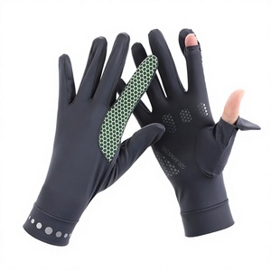 Guantes de Ciclismo para Mujer Geshida, Económicos, con Tira Reflectante, Protección UV, Finos, para Verano, de Poliéster/Spandex, con Cierre de Tirón - Product Image 3