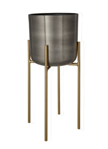 Jardinière en métal en fer avec support Fabricant et exportateur en gros Nouveau design Décoration de jardin Jardinière en métal Fournisseur - Product Image 3
