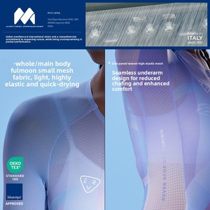 EVR Nuevo traje de ciclismo de una pieza de manga larga para mujer, traje de ciclismo de verano para bicicleta de carretera, equipo de competición deportiva profesional, EXP <span class=keywords><strong>Lyca</strong></span> - Product Image 3