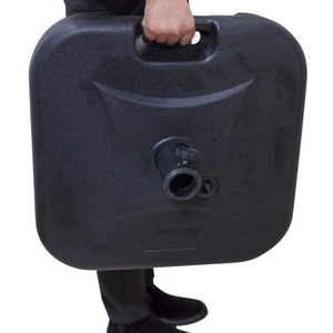 25L Plastic Water Filled Beach <strong>Parasol</strong> Stand Umbrella Pole Holder <strong>Weighted</strong> <strong>Base</strong> - Product Image 4