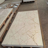 Panneau mural étanche anti-UV Panneau mural de luxe en marbre UV Panneaux muraux de luxe en PVC Panneau mural en marbre UV 260x120