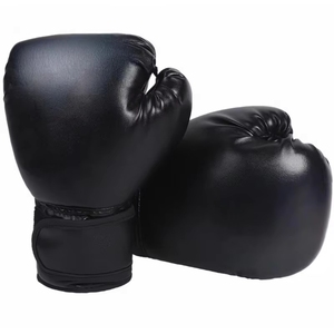 Gants <span class=keywords><strong>de</strong></span> <span class=keywords><strong>boxe</strong></span> professionnels ergonomiques avec logo personnalisé, 8-16 oz, en cuir synthétique, mitaines <span class=keywords><strong>de</strong></span> sparring à lacets et fermeture auto-agrippante - Product Image 3