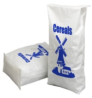 Sac d'emballage tissé en polypropylène (PP) pour maïs, farine et aliments pour volailles, 20 kg, 25 kg, 50 kg, personnalisable