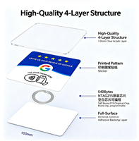 Carte NFC Google Review en français, Carte NFC Google Review en espagnol, Carte NFC Google Review