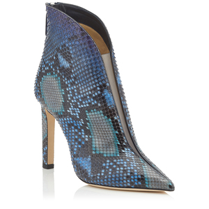 <span class=keywords><strong>Bottines</strong></span> sexy à bout pointu en <span class=keywords><strong>python</strong></span> et serpent pour femmes - Product Image 2