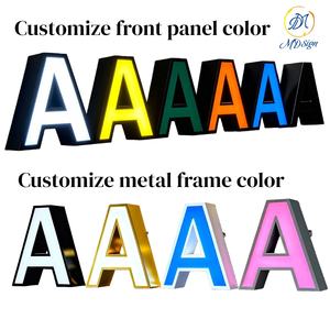 Fabricante de Letreros de China Personalizados: Rótulo 3D de Letras de Acero Inoxidable con Tapa de Ribete e Iluminación LED para Negocios y Cartelería Exterior - Product Image 5