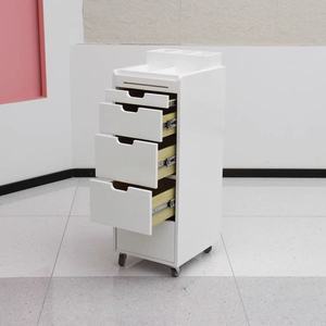 Salon Storage Cabinet - Multi - Drawer White <b>Tool</b> Cabinet for Hair Salon Organization - Product Image 6