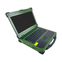 Laptop Industri Tangguh Portabel 15,6 Inci, Komputer PC Notebook 5G Intel I5/i7 Win10/11 NFC 700 Nits dengan Port Serial