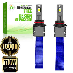 Ballast externe sans erreur 110W 10000Lm 6000K 12-24V 9005 K5 Phares LED pour <span class=keywords><strong>garages</strong></span> et ateliers de luxe indépendants - Product Image 1