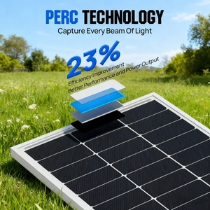 Panneau solaire monocristallin Alecter ECO Future 100W IBC, efficacité 23%, certifié TUV, couleur personnalisable, pour utilisation en cas d'urgence en camping-car - Product Image 2