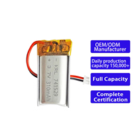 Baterai Lithium Polymer Isi Ulang 3.7V 741529 310mAh Sel Lipo untuk Speaker Portabel