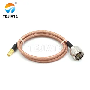 Customized SMA/BNC-JJ 50 Ohm 3 connector best rf coaxial cable feeder RG142 transfer cable cca wire alloy wire rg58