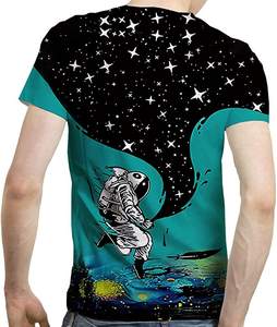 Fitspi, venta al por mayor, camiseta para hombre, 3D Camiseta con estampado, camiseta gráfica para hombre, camiseta personalizada Dropshipping - Product Image 2