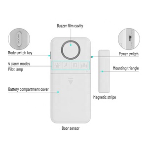 130dB xách tay mini cửa hàng bán lẻ cửa báo động an ninh báo động Windows Đối với trang chủ - Product Image 5