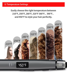 Plancha de Pelo Profesional de Titanio para Viaje, 450 Grados, Iónica con Proteína, Alisadora de Pelo - Product Image 2