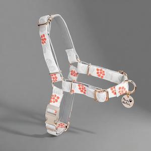 Harnais pour chien de taille L, moderne, luxueux, respirant, élégant, durable, anti-traction, adorable, imprimé exclusif, en coton, personnalisé, vente en gros - Product Image 1