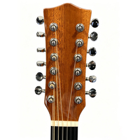 Guitare acoustique électrique 12 cordes Surpass Music de haute qualité, table en épicéa premium, corps en sapele, guitare folk en bois unique
