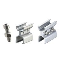 Support de fixation solaire en aluminium Klip Lok pour toiture métallique à joint debout, pour installation de panneaux photovoltaïques sans perforation