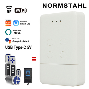 <span class=keywords><strong>Normstahl</strong></span> Crawford <span class=keywords><strong>Télécommande</strong></span> intelligente APP 433,92 MHz Émetteur RF+WIFI 2-en-1 Produit révolutionnaire 2025 Compatible Tuya - Product Image 1