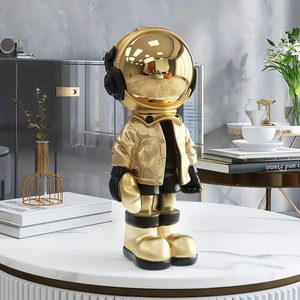 Ornements d'astronaute pour la maison, statue en résine en forme d'animal, art populaire, souvenir, cadeau d'affaires, modèle, décorations intérieures et extérieures pour la maison - Product Image 6